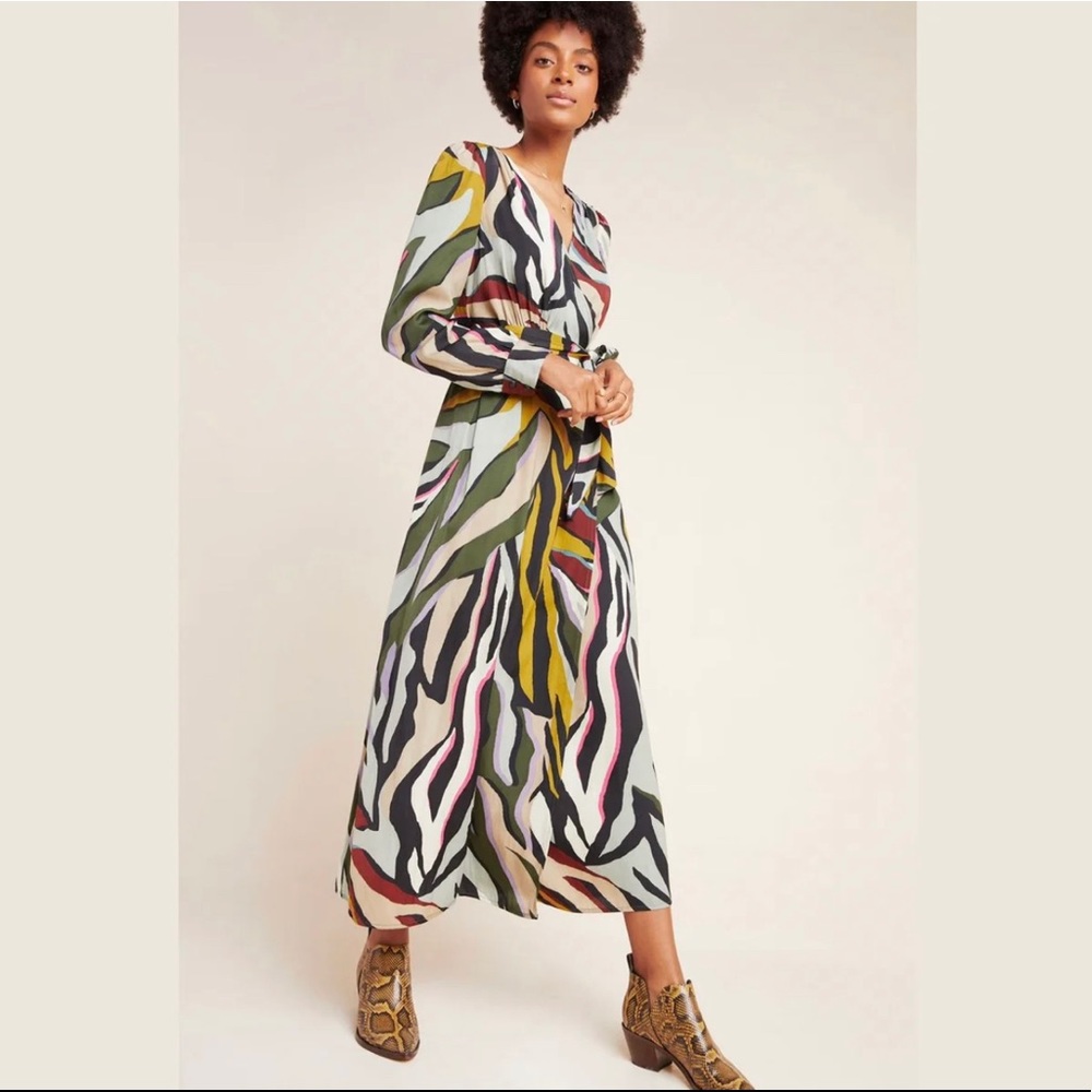 Anthropologie Corey Lynn Calter wrap dress XS petite